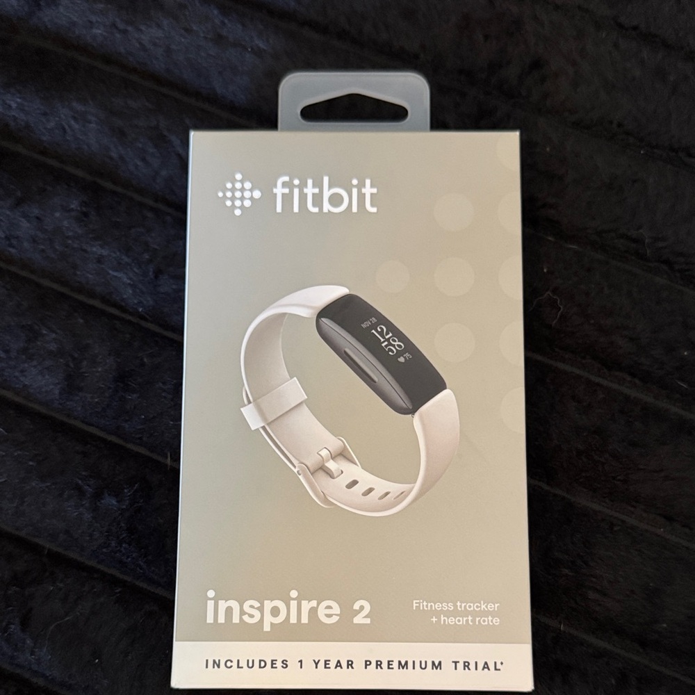 Fitbit Inspire 2 Smartwatch - Black and Cream